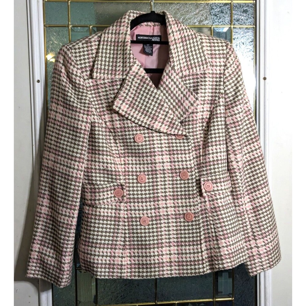 NORTONMCNAUGHTON Petites pea coat vintage size 6P preowned